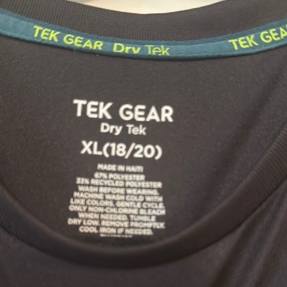 Tek Gear Black Cotton Blend Tank Top - Picture 3 of 7